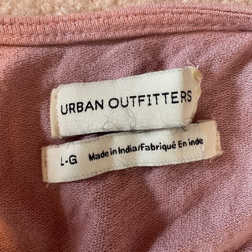 Urban Outfitters Pink Smocked Crop Blouse - Picture 5 of 8